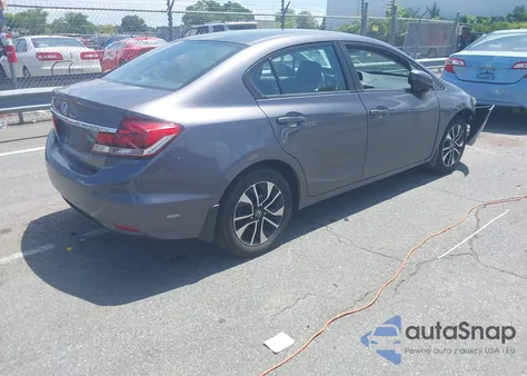 2014 Honda Civic Ex z USA, uszkodzony, nr VIN 2HGFB2F82EH535624